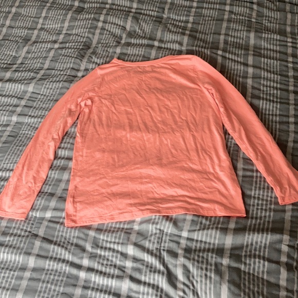 NWOT Lt Pink Silver Unicorn long sleeve T-shirt - Picture 3 of 5